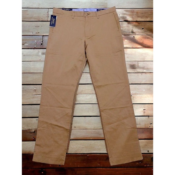 Polo Ralph Lauren Straight Fit RRL Desert Khaki Pants Mens 34x30 New Fast Ship - Picture 8 of 12